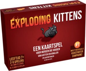 Exploding Kittens kaartspel als cadeau voor een meisje van 17 jaar