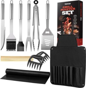 Squago BBQ accesoires XXL Set met Schort cadeau