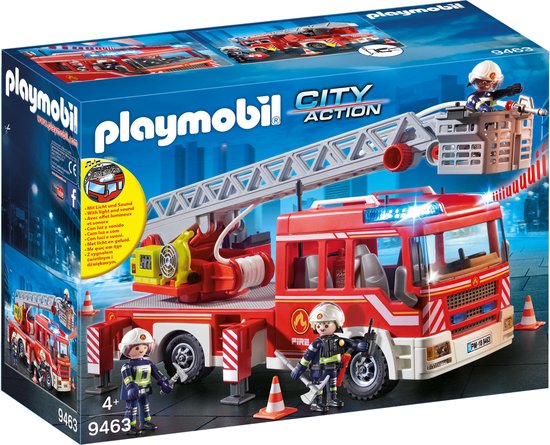 PLAYMOBIL City Action Brandweer ladderwagen